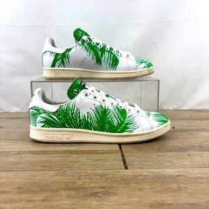 Adidas PW Stan Smith Pharrell BBC Palm Tree‎ White/Green Sneakers  2016 Men’s 7